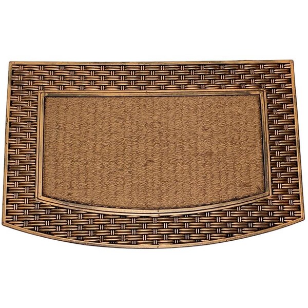 Rockport Premium 22 in. W X 34 in. L Beige/Brown Coir/Rubber Door Mat PRIN2234-01 - main